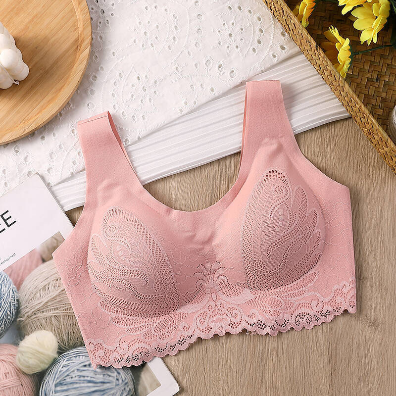 Ademende latex bh Naadloos dam - Sheer Bra Lace recensie en prijs