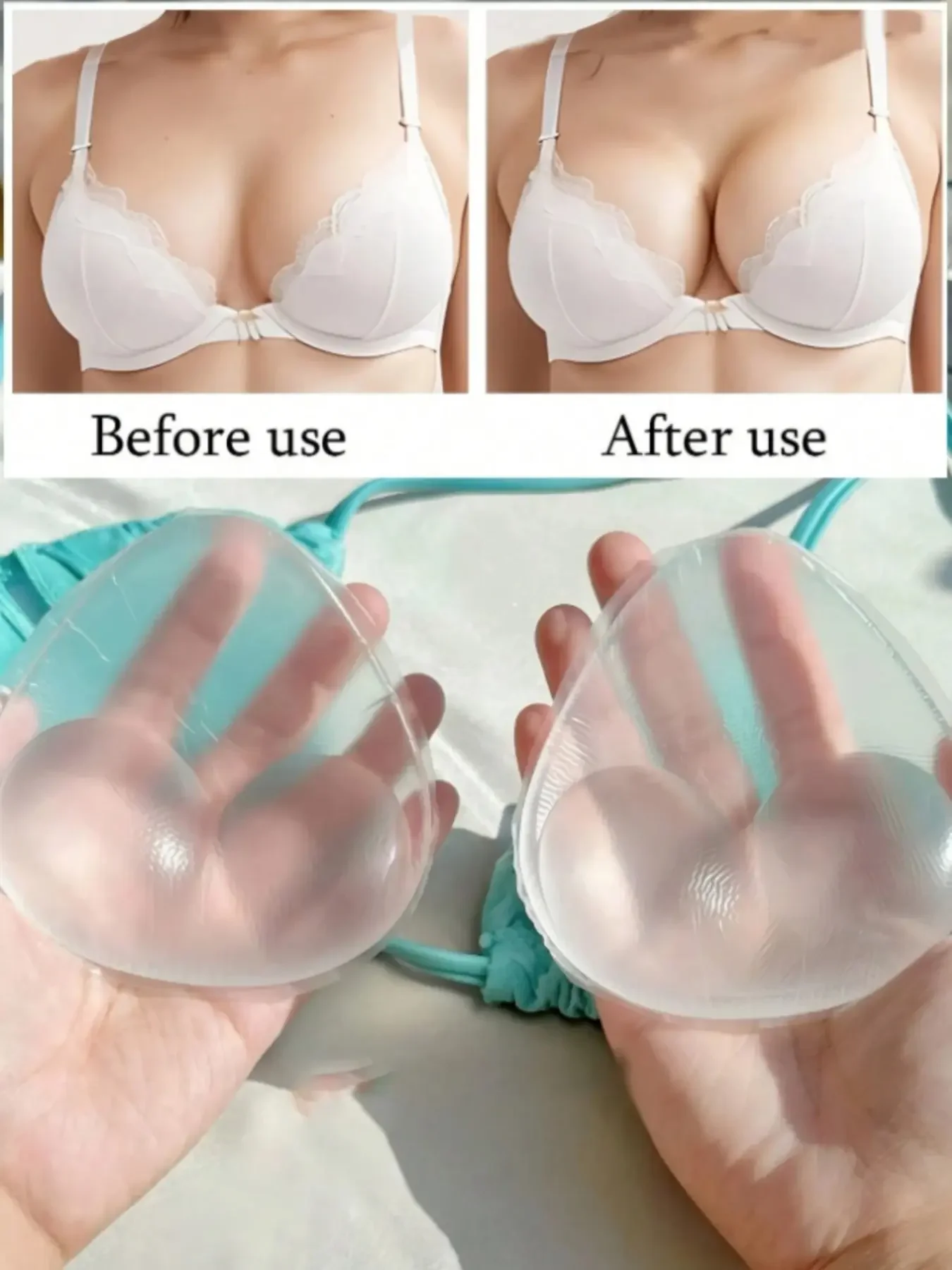 1 paar siliconen bh-inzetstukk - Push Up Bra Silicone recensie en prijs